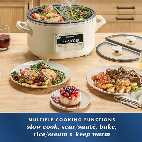 MultiMeal Multicooker with Programmable Slow Cooker T8