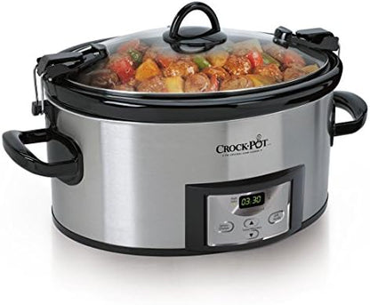 Cook & Carry 6 Quart Programmable Slow Cooker Y0
