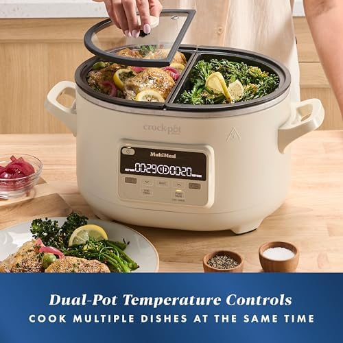 MultiMeal Multicooker with Programmable Slow Cooker T8