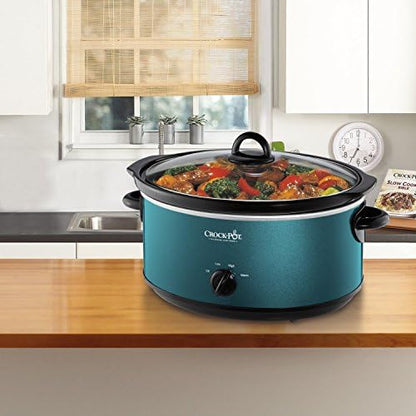 7 Quart Manual Slow Cooker – Turquoise R8