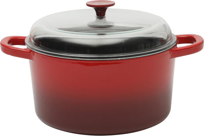 3 Quart Enameled Cast Iron Dutch Oven – Aqua J2