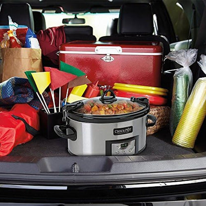 Cook & Carry 6 Quart Programmable Slow Cooker Y0