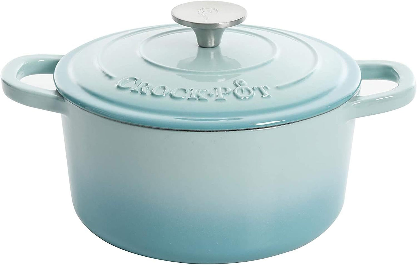 3 Quart Enameled Cast Iron Dutch Oven – Aqua J2